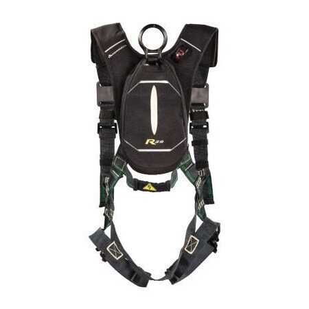 Msa Safety Personal Rescue Device (Prd) With Evotech Arc Flash Harness, Quick-Connect Leg Straps, Standard 10176312